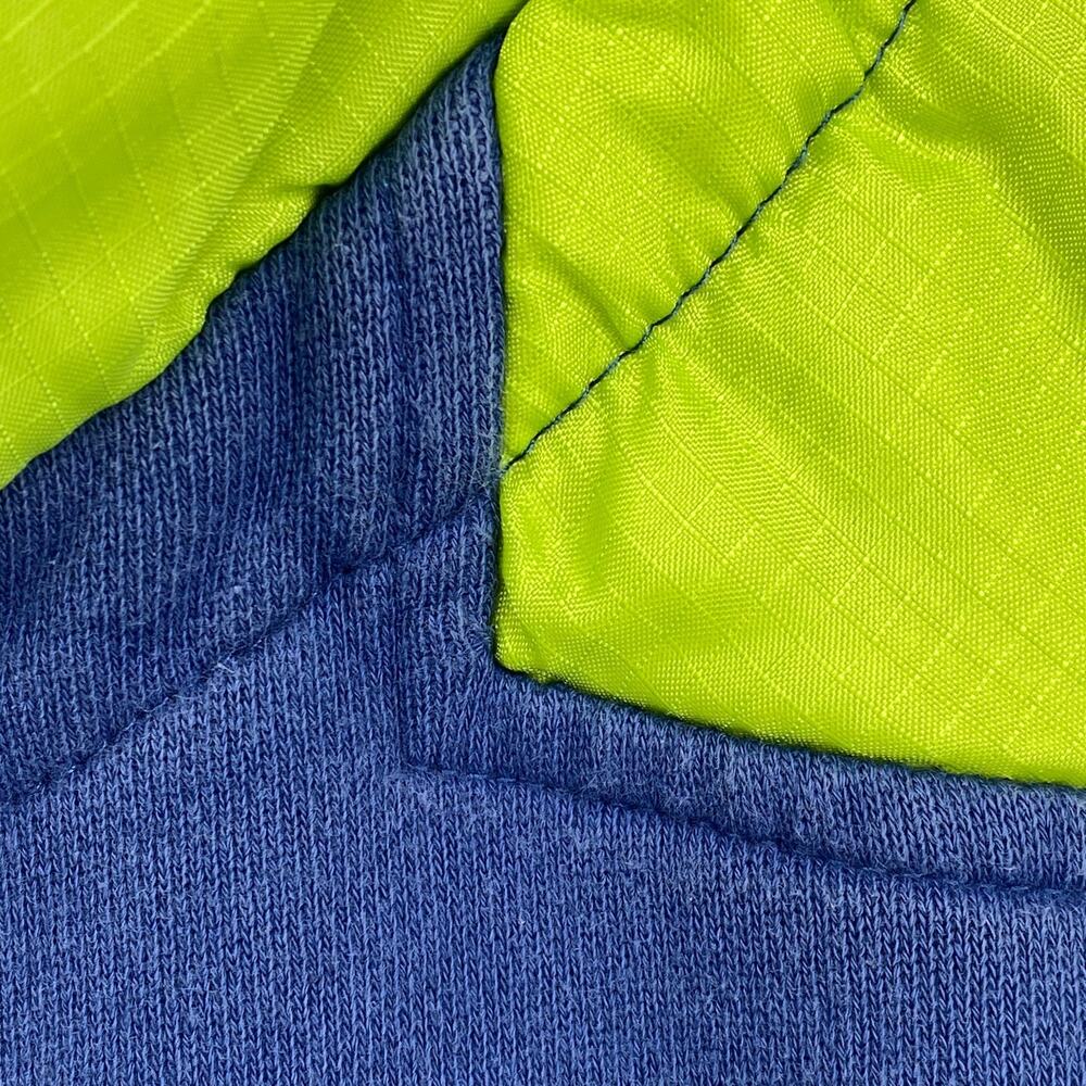 VINEYARD VINES Sweatshirt Mens XL Ripstop Contrast Shep Shirt 1/4 Zip Blue Green - Picture 6 of 14